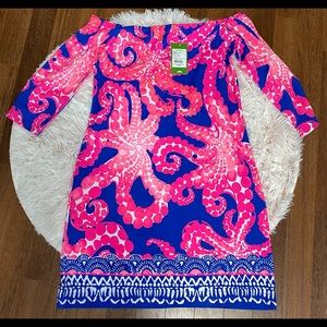 NWT Lilly Pulitzer Laurana Dress - Ikat Blue
